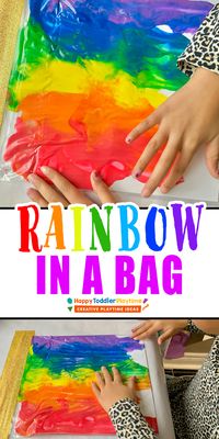 How to Make A Rainbow in a Bag - HAPPY TODDLER PLAYTIME