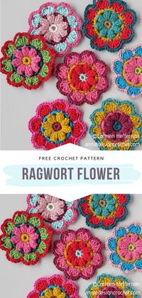 Charming Crochet Flowers - Ideas and Free Patterns