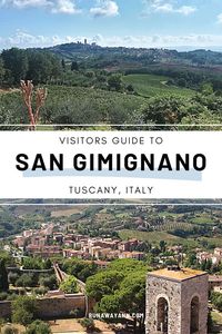 Visitors guide to San Gimignano in Tuscany - check out what to see and where to eat in this beautiful city! Must-see places and top restaurants. Plan your trip to Italy with me!