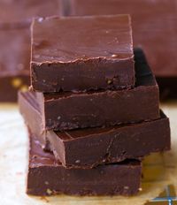 Easy No-Bake Chocolate Fudge Bars - Just TWO Ingredients!