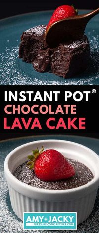 instant pot lava cake | chocolate lava cake | molten lava cake | dessert recipes #AmyJacky #InstantPot #recipe #dessert