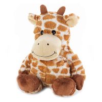 <p>Part of the Warmies classic range is this lovely microwaveable Giraffe. </p> <p>This Warmies Giraffe measures 13" (33 cm). Perfect to keep you warm on a winter's day, simply warm for 90 seconds in any microwave up to 1000W.</p> <p>Filled with organic filling material which is lightly scented with relaxing lavender. This soft toy can be surface washed carefully with a damp cloth, and with the proper care, a Warmies heat toy can last many years. </p> <p>Warmies are not just for winter, you can