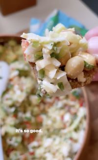 Cabbage Salad with Ginger Dressing on the feedfeed