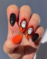 Get #inspo from @bugnails. Coolest Halloween Nails for Spooky Season.