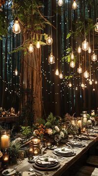 27 ideas to create beautiful forest weddings