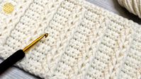 Only Two Rows! 💯 Easy Crochet Pattern for Beginners 👌🏻 Cool Crochet Stitch for Baby Blanket and Bag - YouTube