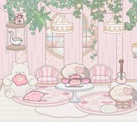 inspiration coquette living room in toca world