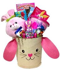 Gifts2GoNow Bunny Hop Girls Easter Basket