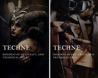 techne (Τέχνη) - greek goddess of art, craft & technical skill