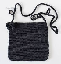 Black Jet Bag - How To - CrochetObjet