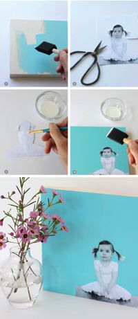 Transform your favorite photo into an art piece for a unique gift idea. With Mod Podge, paint, and a wood block, you can complete this DIY Modern Photo Wall Art project. Protect your craft space with Bounty Paper Towels and then paint to your heart’s delight.