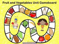 Fruit and Vegetables Unit Games. Playing games create memories. english lessons.