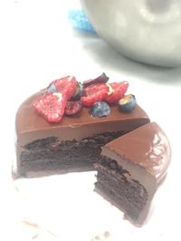 Here’s a Chocolate sponge recipe I developed. You can replace the Soya milk with the one of your choice. Also you can replace the Flour with GF as long as you get GF Baking powder too : veganrecipes