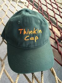 Thinkin Cap Forest Green W/orange Lettering - Etsy