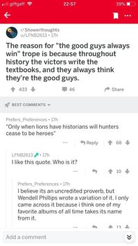 Remember this when world building or writing. Evil isn’t born evil and for some species is more of an opinion : worldbuilding