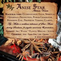 Magical Uses Of - Anise Star