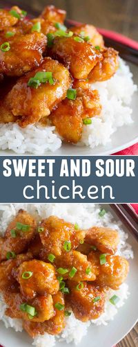 Skip the take out – this Sweet and Sour Chicken Recipe is so good that you’ll put it on the permanent rotation. Chicken is coated in a sweet and sticky sauce and baked to perfection.