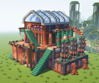 Minecraft Steampunk Factory House - Tutorial