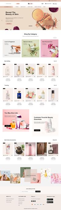 Perfume And Cosmetics E-Commerce Web UX & UI Case Study :: Behance