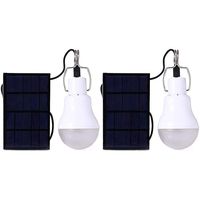 Solar Light Bulb Outdoor,Portable Solar Powered Led Bulb Light for Chicken Coops Shed Hiking Fishing Camping Tent Lighting(2 PACK) - Walmart.com - Walmart.com