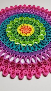 Paper Quilled Mandala 9x9