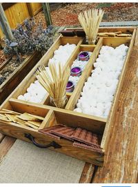 Large Rustic Wood Smores Bar Station, Smores, S'mores Bar, Party Station, Customizable Wedding S'mor