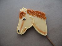 Tan Horse - Another sample cookie. Please tell me what I can do to improve!! toba's glace over butter cookies