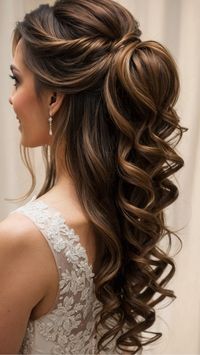 Discover gorgeous Half Up Half Down Wedding Hairstyles ideas perfect for bridesmaids, veils, simple looks and more in 2023! Whether you have thin hair, cute medium-length locks, or prefer a high bun, braided or easy boho styles, we have 25 stunning options for short to long hair. Embrace braids, curls, and simple elegance with these must-try hairstyles for your special day.