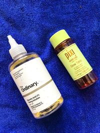 Looking for the best chemical exfoliant for #acne ? In this post, I review two cult beauty faves; The Ordinary Glycolic Tonic vs Pixi Glow Tonic. #facialskincare #theordinaryskincare #acnetreatment #acnescars #toner #skincaretipsforteens #skincareforteens