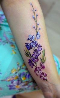 45 Elegant and Colorful Flower Tattoos For Females in Many occasions - The First-Hand Fashion News for Females