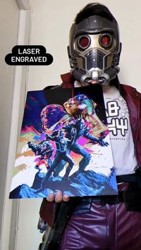 Star-Lord by Art of Twinsvega already has his shiny official @marvel Lumino Displate 💡Get your before it's gone forever! Click on the link or visit Displate.com.