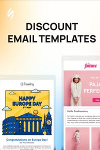 Have a look at our discount email templates! Spread the word about discounts and make your customers buy something sooner. Tap the link! 

Follow us on Pinterest for design and marketing hacks! 📈💌 

#discount #stripoemail #emailtemplatedesign #emaildesign #emailmarketing #email #newsletter