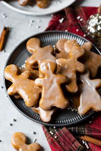 Soft & Chewy Gingerbread Man Cookies - Oh Sweet Basil