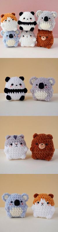 Combo "Adorable Baby Egg Animals" Amigurumi Pattern