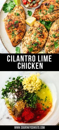 Cilantro Lime Chicken offers a zesty, flavor-packed chicken breast, perfect for grilling or searing in a cast iron skillet.