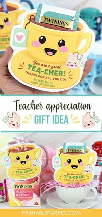 Really cute tea tag and tea sachet holder for a unique teacher appreciation gift. Thank our hardworking teachers with this super cute gift idea. You can buy the printables on our Etsy shop HERE https://www.etsy.com/uk/listing/1470978760/printable-personalised-teacher or on our website HERE https://www.printableparties.com/printable-teacher-appreciation-tea-cup-tag-and-sachet-holder They are instant download and really easy to use!