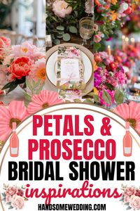 Raise your glass to love and laughter with a petals and prosecco bridal shower theme! From dreamy invitations to stunning floral decor, we've got everything you need to create an atmosphere that's as bubbly as your favorite champagne.