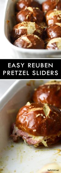 picture of Reuben Pretzel Sliders for a crowd