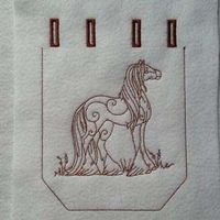 Free Embroidery Design: Luv for Horses | I Sew Free