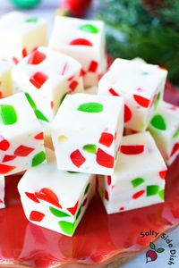 Foolproof Christmas Nougat Gumdrop Candy | Salty Side Dish