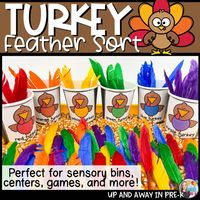 Turkey Color Sorting Activity