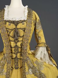 Robe a la francaise ca. 1750’s From the Royal Ontario Museum