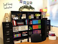 Clean, Functional, & Homey. I'd want to use more neutral/bright colors, but I really like this setup.   Tunstall's Teaching Tidbits: Classroom Tour