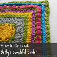 How to Crochet: Betty’s Beautiful Border {Photo Tutorial}