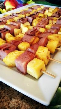 Grilled Ham Pineapple Kebabs                                                                                                                                                                                 More