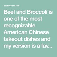 Beef and Broccoli is one of the most recognizable American Chinese takeout dishes and my version is a favorite amongst family and friends! The beef is super tender and the sauce is salty & sweet - it's absolutely perfect over a bowl of steamed rice! Watch the Beef and Broccoli Recipe Video Below! What makes