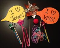 Creating a Photo Booth for a Kids party of VBS