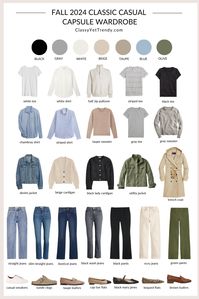 10 Outfits From My Classic Casual Fall 2024 Capsule Wardrobe -