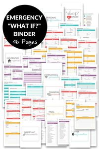 Emergency Binder - Why You Need One, Plus Documents Checklist