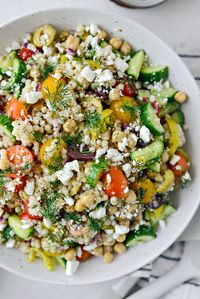 Greek Couscous Salad - Simply Scratch